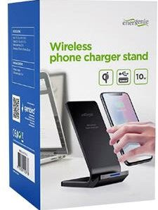 Enzo gembird chargeur qi sans fil standard 10w noir pour smartphone - 9540254