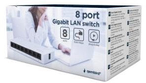 Switch réseau Gembird 8 ports 10 100 1000mbps - 9510310