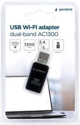 Adaptateur WiFi USB Gembird 2,4 5 GHz 1300 Mbps - 9510285