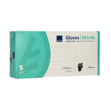 Abena gants en nitrile non poudrés taille petite 100 pièces noirs