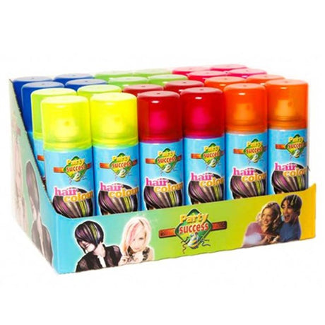 Haza hair spray fluor disponible en 5 couleurs fluorées différentes 125 ml