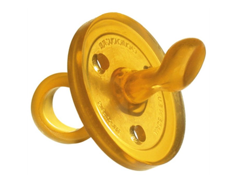 Goldi sauger tétine caoutchouc naturel diagonale - taille l - 6+m