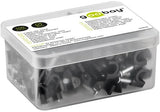 Goobay serre-câble 5mm rond boîte noire (100) - 4113230