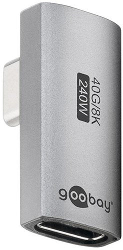 Adaptateur USB-C Enzo Goobay | mâle femelle | verticale | tourné | Adaptateur 90 degrés - 9550435