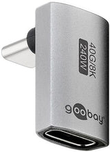 Adaptateur USB-C Enzo Goobay | mâle femelle | verticale | longue | Adaptateur 90 degrés - 9550434