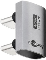 Adaptateur Goobay USB-C | mâle mâle | tu forme | Adaptateur 180 degrés - 9550437