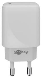 Chargeur rapide Goobay USB-C | 20w | blanc | livraison de puissance - 9550190