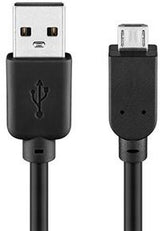 Goobay Câble de chargement micro USB 1m noir - 9550350
