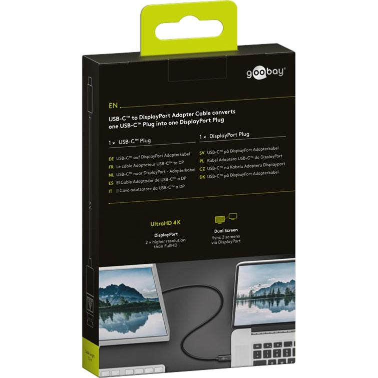 Câble adaptateur GOOBAY USB-C à DisplayPort