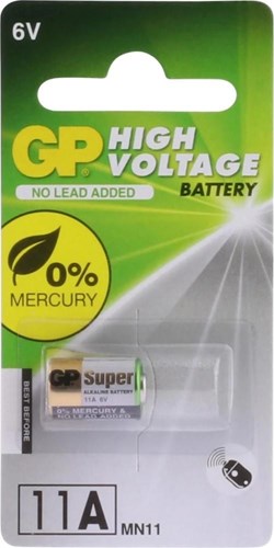 Piles Gp gp gp11a pile alcaline 11a mn11 6 v super 1-blister