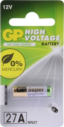 Pile alcaline Gp 27a 27a mn27 12 v super 1 blister
