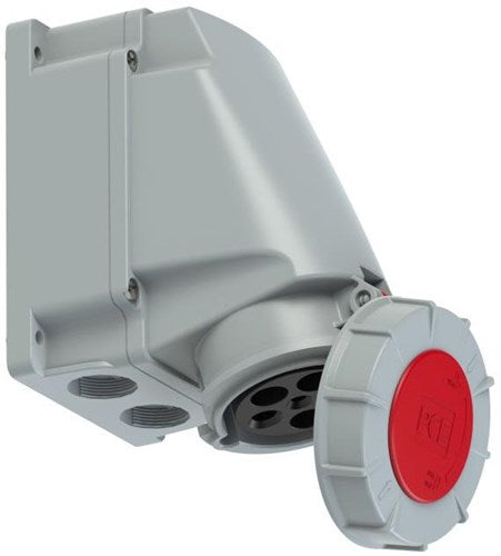 WC en saillie GP CEE 5P 63A 400V rouge IP-67 - 6313184