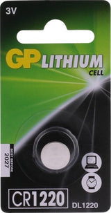 Pile bouton au lithium GP cr1220 3v 1hp
