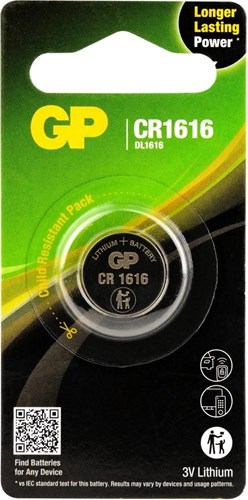 Pile bouton au lithium GP cr1616 3v 1hp