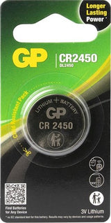GP - CR2450 Lithium Bouton Cell 3V 1PK