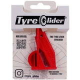 Acheteur de pneu ergonomique de Glieur de pneu 7,8 x 4,3 cm rouge