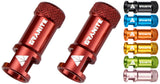 Bouchons de valve cnc pour tétine à jus de granit incl. outils
