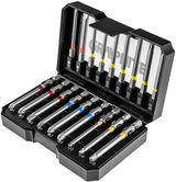 Jeu d'embouts en graphite | 18 pièces | dans une boîte de rangement extra longue - 6480223