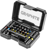 Jeu d'embouts en graphite 23 pièces dans une boîte de rangement - 6480224