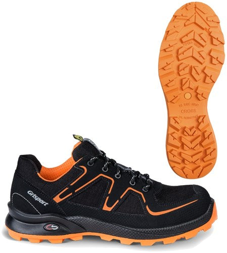 Grisport safety cross safety beat 33602 laag s3 zwart oranje - maat 48 - 00.049.007.48