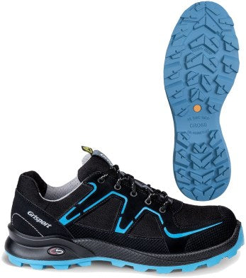 Grisport safety cross safety enduro 33604 laag s3 grijs blauw - maat 42 - 00.049.009.42