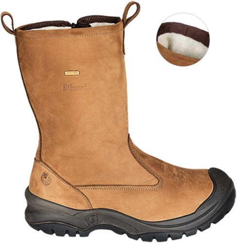 Grisport safety laars 72715c+l wool s3 cognac - maat 43 - 11.049.070.43