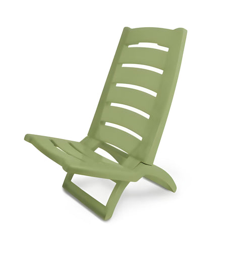 Chaise de plage Adriatique pliable en plastique 80x38cm vert