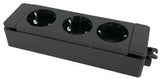 Enzo gst18© compatible tafelcontactdoos ra 3v doorvoer m-f - 6872002