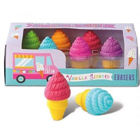 Van der Doelen 6 gommes à glace au parfum de vanille