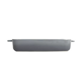 Gusta plat de cuisson fade 32x19,9x5,4 cm blanc gris