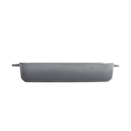 Gusta plat de cuisson fade 32x19,9x5,4 cm blanc gris