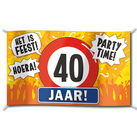Drapeau de façade Paperdreams - 40 ans