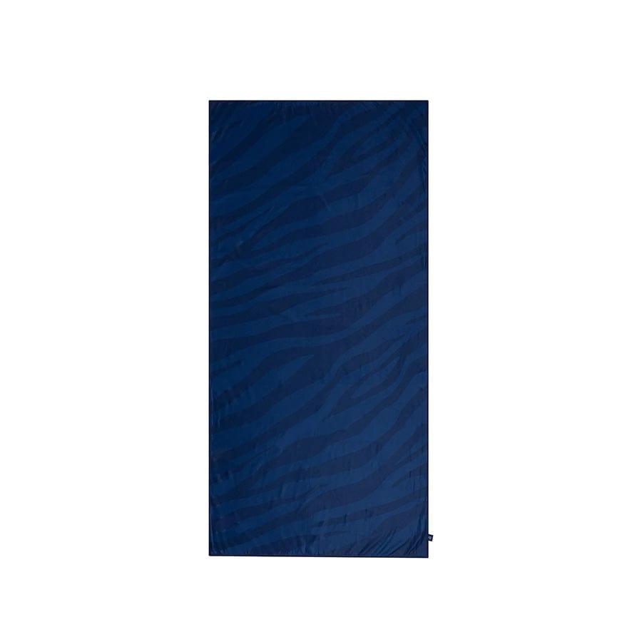 Rayures vibrantes | serviette microfibre bleue 180 x 90 cm
