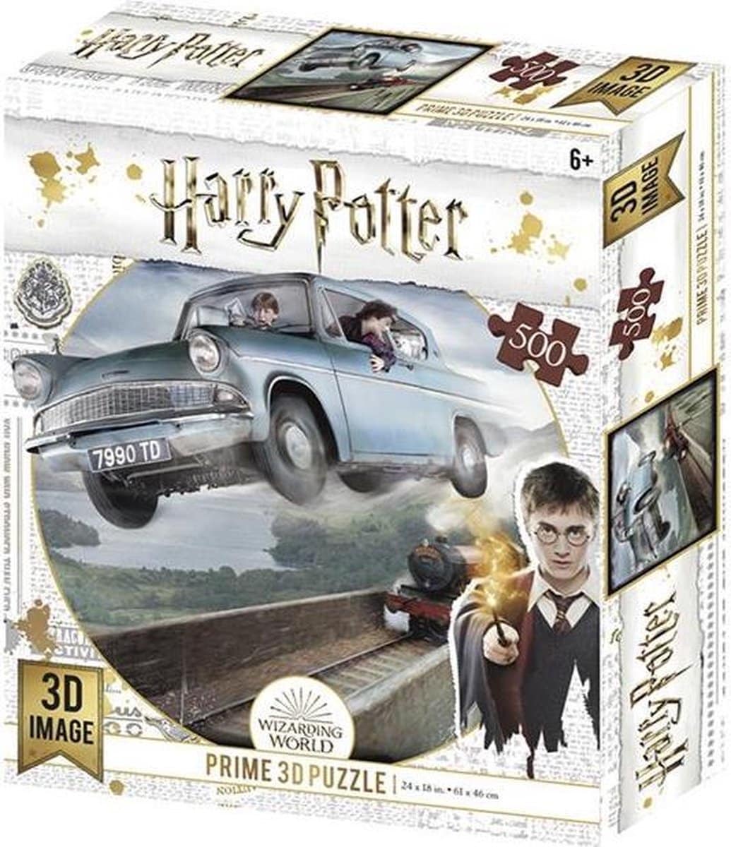 Puzzle 3D Boosterbox - la Ford Anglia de Harry Potter - 500 pièces