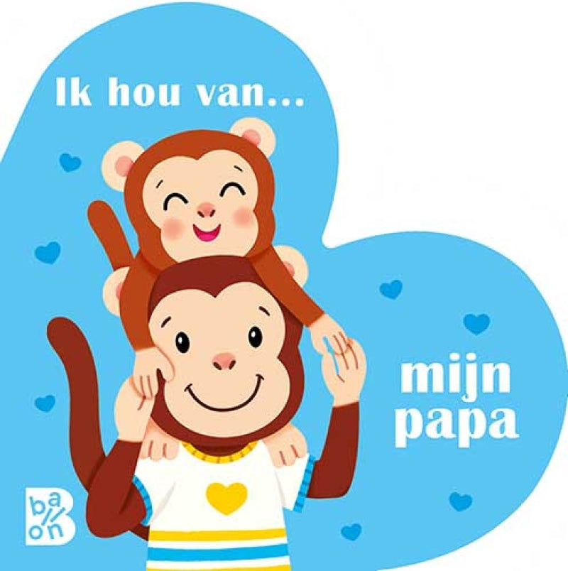 Livre cartonné série coeur de l'éditeur standard - J'aime papa