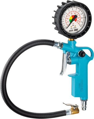 Appareil de remplissage et de mesure des pneus Hazet, gonfleur de pneus 6,3 bars