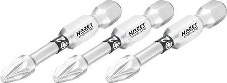Hazet bit 2216nslg-pz2 3 1 4 pouces (6,3 mm) hexagone solide profil pozidriv pz 3 pièces sw pz2
