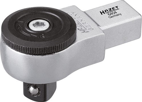 Hazet Cliquet réversible enfichable 6404 14 x 18 mm carré plein enfichable 1 carré plein de 2 pouces (12,5 mm) longueur : 70,5 mm