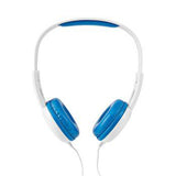 Nedis hpwd4200bu casque filaire 1,2 m câble rond supra-auriculaire bleu blanc