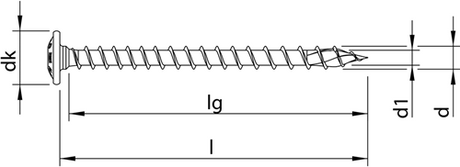 Heco-topix-plus 8,0 x 40, tk, tête de comptoir, t40, vd, hp, 100 pièces - hc61228