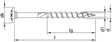 Heco-topix-plus a2 8,0 x 240, tk, tête de comptoir t40, dd, 50 pièces - hc61887