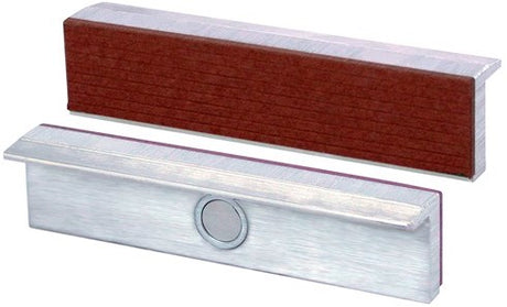 Mâchoires de protection Heuer pour étau | pour largeur de mâchoire 100 mm | couche de fibres | aluminium | 1 paire - 111100 111100