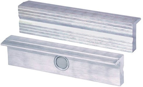 Mâchoires de protection Heuer pour étau | pour largeur de mâchoire 140 mm | profil nervuré | aluminium | 1 paire - 110140 110140