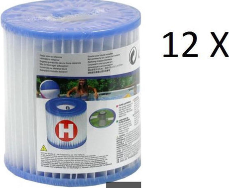 Cartouche filtrante Intex h par 12 pièces
