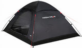 Tente de famille monodome high Peak XL 4 personnes 240 cm noir