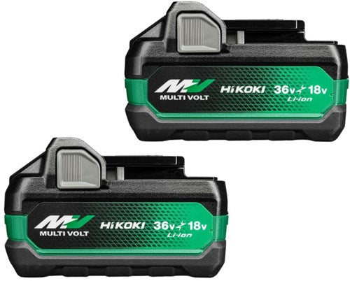 Hikoki 380205 jeu de batteries pack double 2x batterie multivolt 36v 2,5ah 18v 5,0ah - 380205