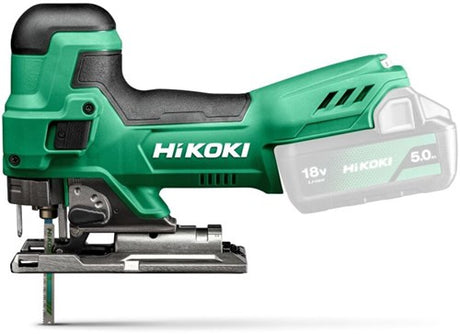 Hikoki cj18dbw4z | accu decoupeerzaag | 18v | 135 mm | exclusief accu's en lader | in doos - cj18dbw4z