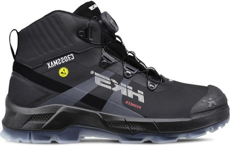 Hks chaussure de travail pionnier boa s3s high + kn | noir | taille 42 - 4040005162422