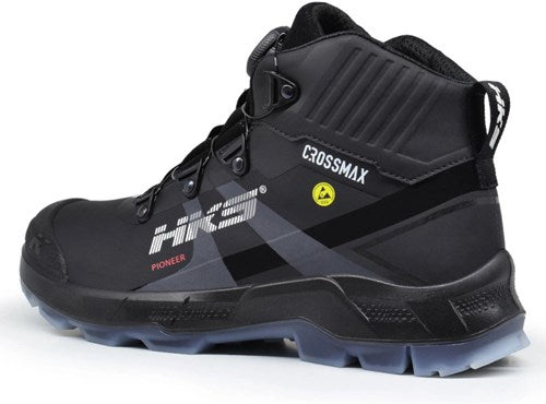 Hks chaussure de travail pionnier boa s3s high + kn | noir | taille 45 - 4040005162453