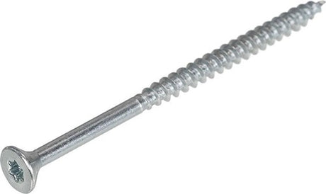 Hoenderdaal fasteners hoenderdaal spaanplaatschroef verzinkt platkop deeldraad torx tx25 6.0x140 70 | 100 stuks - 0206.01.51001